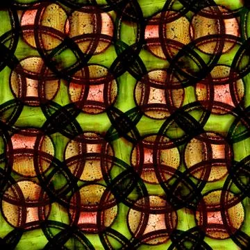 Seamless pattern. Psychedelic bright citrcle shape background. Decorative tex イラスト素材