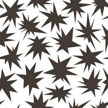 Seamless pattern with psychedelic mouth elements. Retro Illustrazione stock