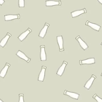 Seamless pattern pub beer glass cartoon vector Stock Illustration