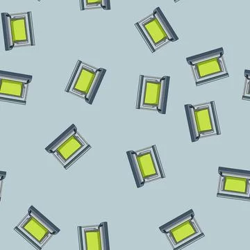 Seamless pattern publishing binding machine cartoon vector Stock Illustration