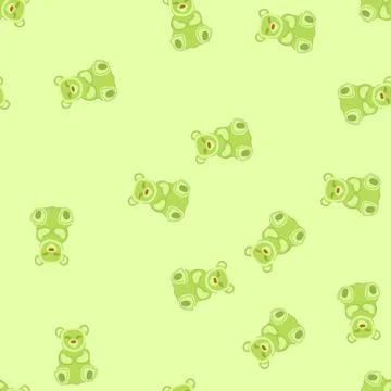 Seamless pattern pudding jelly cartoon vector Illustrazione stock