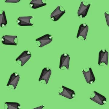 Seamless pattern pulse oxygen fingertip monitor cartoon vector Illustrazione stock