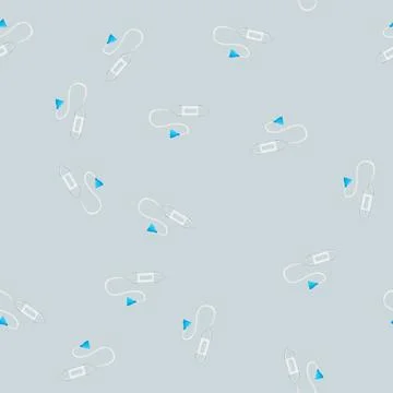 Seamless pattern pump nasal aspirator cartoon vector Stock Illustration