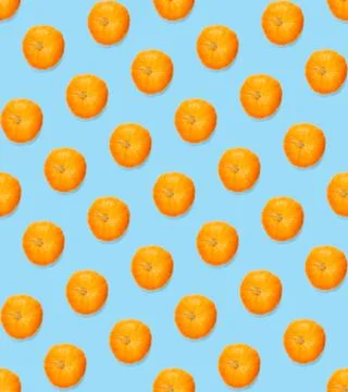 Seamless pattern with pumpkin. Autumn abstract seamless pattern made from Pum Stock Photos
