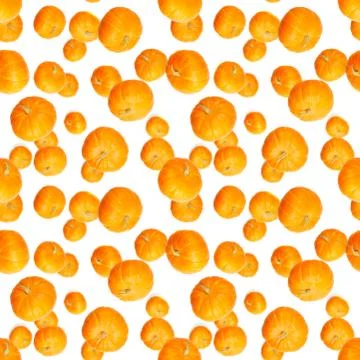 Seamless pattern with pumpkin. Autumn abstract seamless pattern made from Pum Stock Photos