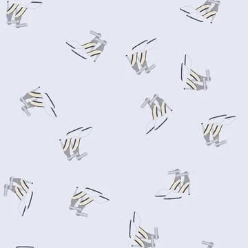 Seamless pattern pumps shoes wedding cartoon vector Stock Illustration