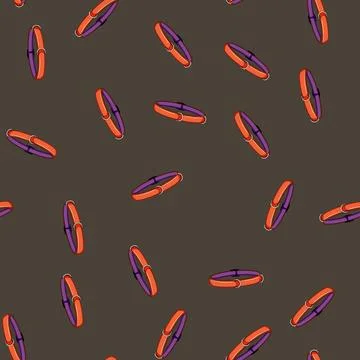 Seamless pattern puppy pet collar cartoon vector Stock Illustration