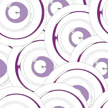 Seamless pattern with purple and white geometrical shapes vector Stock Illustration