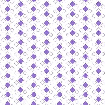Seamless pattern of purple and white diamonds Stock Illustration