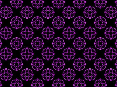 Seamless pattern with purple elements Stock Illustration