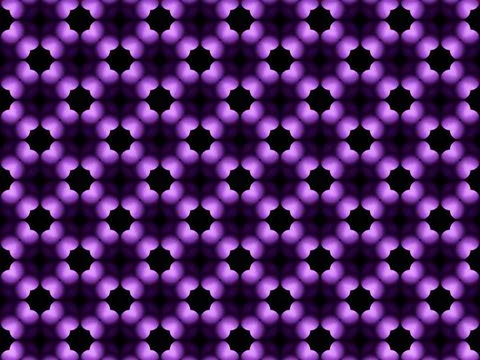 Seamless pattern with purple flowers Stock Illustration