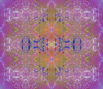 Seamless pattern purple green Stock Illustration