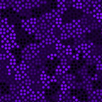 Seamless pattern with purple halftone dots ordered grid vector illustration Stock Illustration