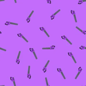 Seamless pattern purple leaf blower tool cleaning garden equipment Stock Illustration