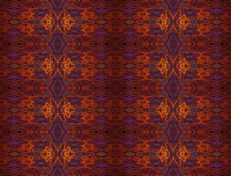 Seamless pattern purple orange Stock Illustration