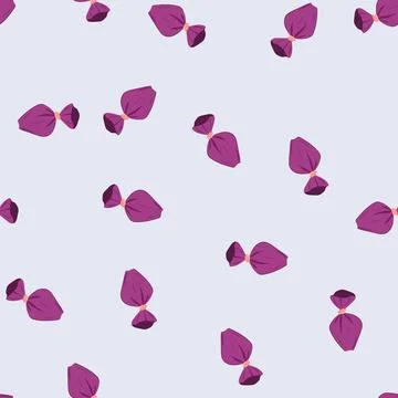 Seamless pattern purple pastry bag with piping tip preparing cream Stock Illustration