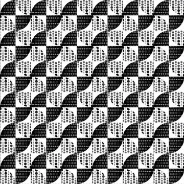 Seamless pattern with quadrant Stock Illustration