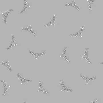 Seamless pattern queen tiara crown cartoon vector 스톡 일러스트