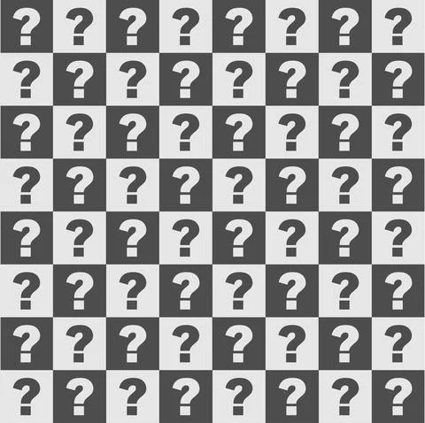 Seamless pattern with Question mark icon vector. イラスト素材