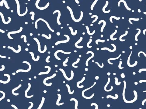 Seamless pattern question mark random pattern background イラスト素材