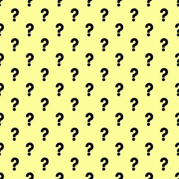Seamless pattern with question mark vector,seamless pattern background. Illustrazione stock