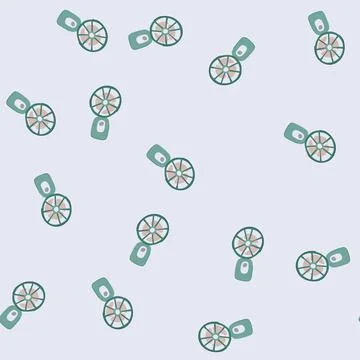 Seamless pattern quiet hand electric fan cartoon vector Stock Illustration