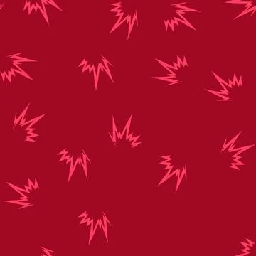 Seamless pattern quirky exclamation doodle cartoon vector Illustrazione stock