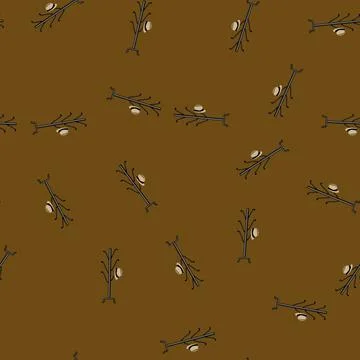 Seamless pattern rack hat stand cartoon vector イラスト素材