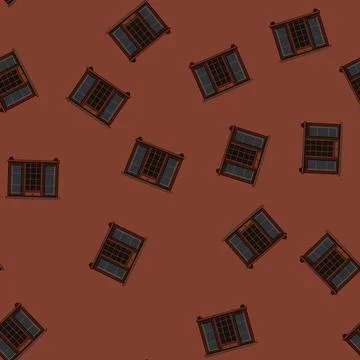 Seamless pattern rack wine cabinet cartoon vector Stock Illustration