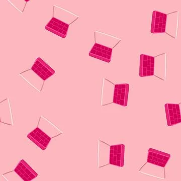 Seamless pattern racks craft organizer cartoon vector イラスト素材