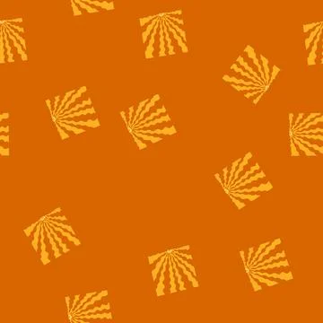 Seamless pattern radiant sun groovy cartoon vector Stock Illustration
