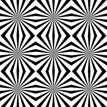 Seamless pattern with radiating lines, starburst texture. Vector art. Illustrazione stock