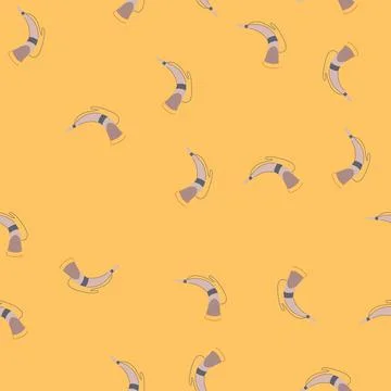 Seamless pattern raid viking horn cartoon vector Stock Illustration