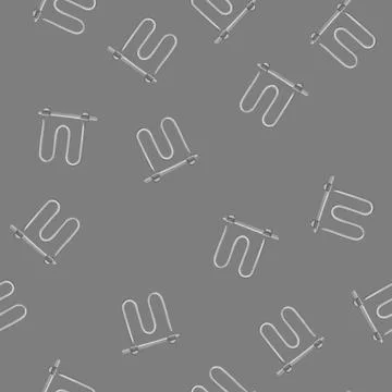 Seamless pattern rail towel bathroom cartoon vector Stock Illustration