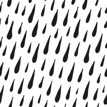 Seamless pattern with rain drops. Stock-Illustration
