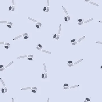 Seamless pattern rain shower head cartoon vector 스톡 일러스트