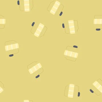 Seamless pattern rainwater plastic tank cartoon vector 库存插图