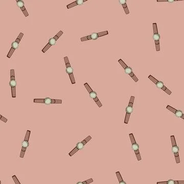 Seamless pattern ranch belt cowboy cartoon vector Stock Illustration