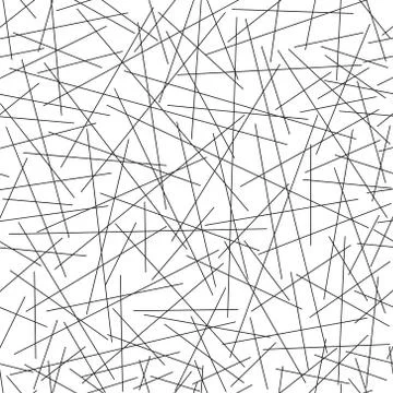 Seamless pattern of random lines 스톡 일러스트