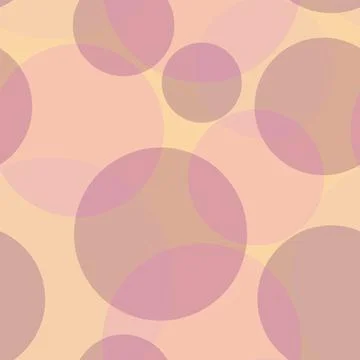 Seamless pattern of randomly arranged circles pastel shades Stock-Illustration