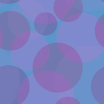 Seamless pattern of randomly arranged circles pastel shades Illustrazione stock