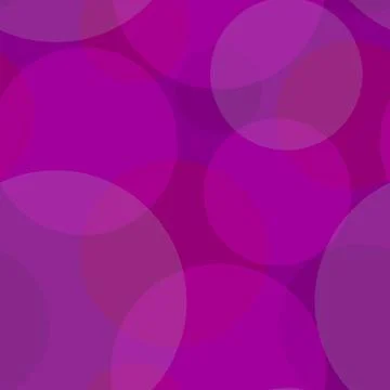 Seamless pattern of randomly arranged circles lilac pastel shades Stock Illustration