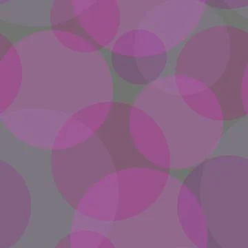 Seamless pattern of randomly arranged circles pink pastel shades Illustrazione stock