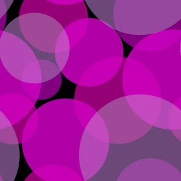 Seamless pattern of randomly arranged circles lilac pastel shades Illustrazione stock