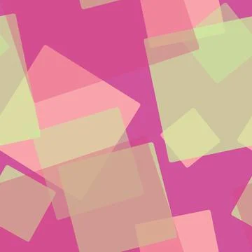 Seamless pattern of randomly arranged squares of wheat on pink Stock Illustration