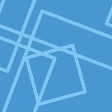 Seamless pattern of randomly arranged squares of blue on azure Stock Illustration