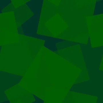 Seamless pattern of randomly arranged squares of avocado on green Illustrazione stock