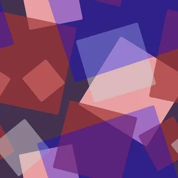 Seamless pattern of randomly arranged squares of colored motley Stock Illustration