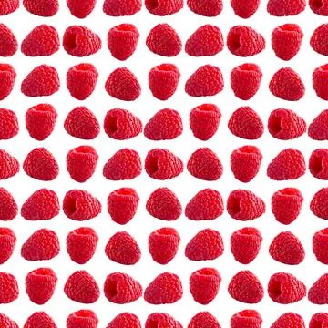 Seamless pattern with raspberry. Berries abstract background. Raspberry pattern 스톡 사진