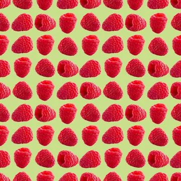 Seamless pattern with raspberry. Berries abstract background. Raspberry pattern 스톡 사진